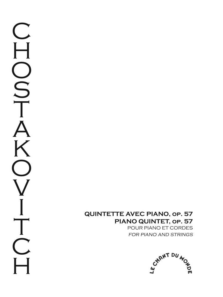 Quintette avec piano, op.57